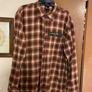 Bugle Boy size XL long sleeve men’s plaid shirt